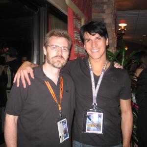 Hanging out with Carlos Antonio Leon at SIFF '09.