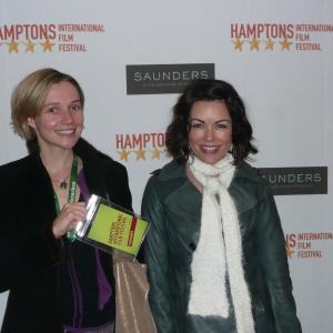 Julia Kotts director  Anne Richardson at the Forget My Name screening Hamptons Film Festival