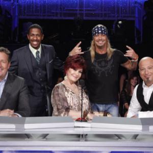 Still of Howie Mandel Nick Cannon Bret Michaels Piers Morgan and Sharon Osbourne in Americas Got Talent 2006