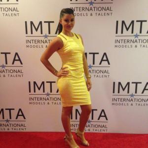 Courtney Baxter attending IMTA NY 2014 as a special guest.