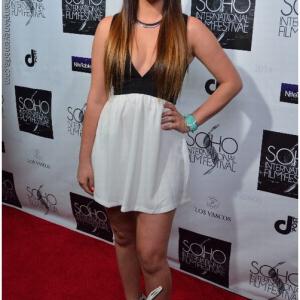 Courtney Baxter at the New York premiere of Night Has Settled at the SOHO International Film Festival