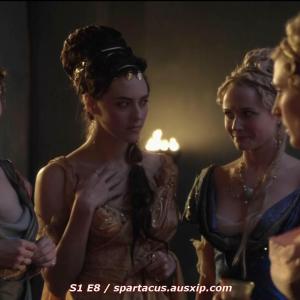 Caecilia, Aemilia, Licinia and Illythia in Spartacus:blood and sand
