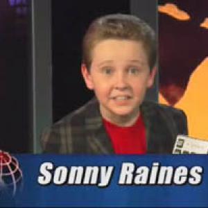 Jacob Hays as Sonny Raines on the set of 