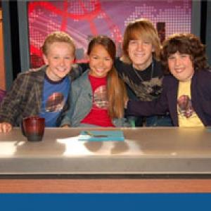 Disneys Really short Report JacobLaurenand Everette on set with Jason Dolley