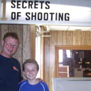 Basketball Coach Bob Fisher and Jacob Hays at premiere of Secrets of Shooting