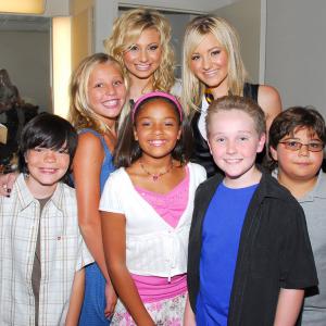 Are You Smarter than a 5th Grader? class backstage at The View guest star Ally and AJ