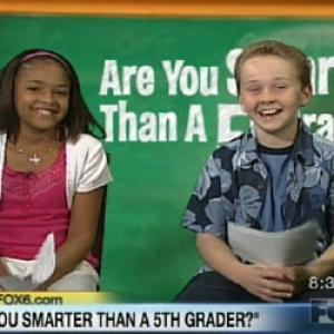 Are You Smarter than a 5th Grader? on FOX 6 Alana Ethridge and Jacob Hays San DiegoCA