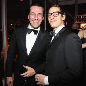 Jon Hamm and Andy Samberg