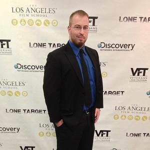Josh Lindquist at a screening of Lone Target