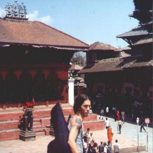 Thomas Simon on location in Kathmandu Nepal TSWalkAbout