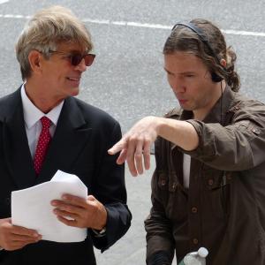Thomas Simon directing Eric Roberts in Hungry a new film by Jillie and Thomas Simon