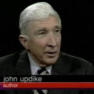 Still of John Updike in Charlie Rose 1991