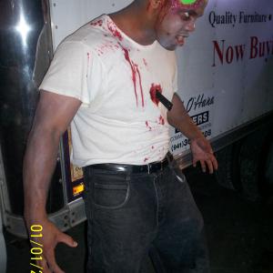 Kibwe Dorsey as George The Zombie Trucker in Dead End