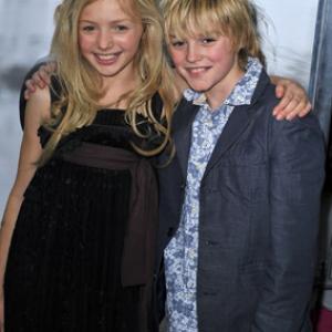 Spencer List and Peyton List at event of Prisimink mane 2010