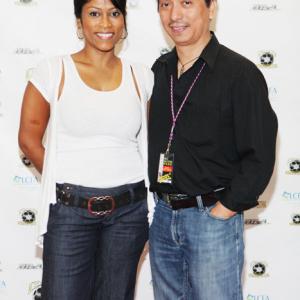 Jo Mani, Director Ron Santiano on Red Carpet,Action On Film Festival 2010.