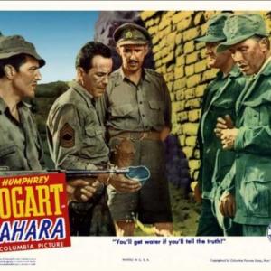 Humphrey Bogart Richard Aherne Bruce Bennett and Niels Bagge in Sahara 1943