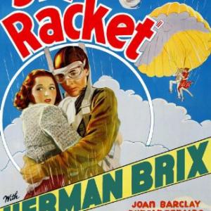 Joan Barclay and Bruce Bennett in Sky Racket 1937