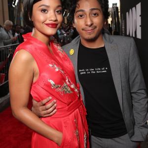 Tony Revolori and Kiersey Clemons at event of Dope (2015)