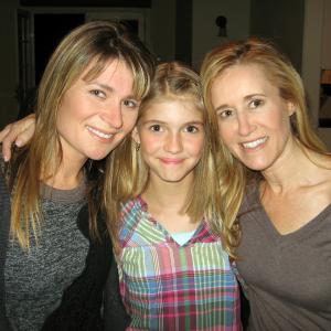 Lexi DiBenedetto with her two Moms, Carrie Lazar and Sheri Levy, from 