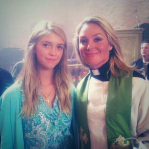On the set of 'Love Is All You Need?' with Elisabeth Röhm