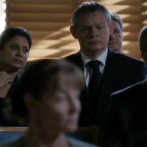 Still of Martin Clunes Goldy Notay and Graham Curry in The Town 2012