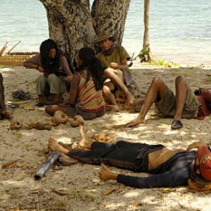 Still of Stacy Kimball, Cassandra Franklin, Yau-Man Chan, Earl Cole, Andria Herd and Kenward Bernis in Survivor: I Wanna See if I Can Make a Deal (2007)