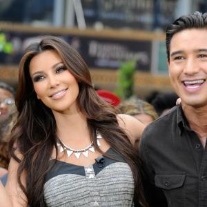 Mario Lopez and Kim Kardashian West