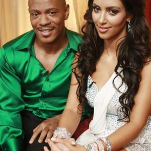 Still of Maurice Greene and Kim Kardashian West in Dancing with the Stars 2005