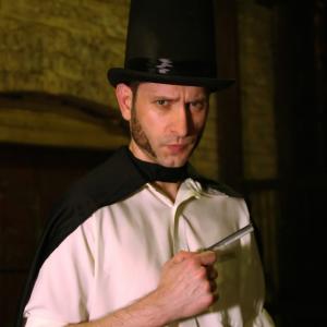 Damien Colletti as Jack the Ripper in the film Lesser Evil