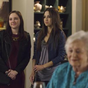 Still of Haley Ramm and Jessica Meraz in Chasing Life 2015