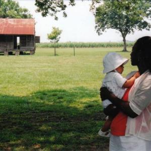 Deadria Farmer-Paellmann with Sabina Paellmann at Laura Plantation, Louisiana.