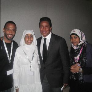 Backstage in London with my Mom and Jermaine Jackson