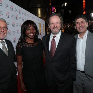 Ron Meyer, Bob Gazzale, Jacqueline Lyanga and Jeff Shell at event of Prie juros (2015)