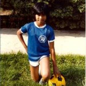 Jo Mani childhood days in the AYSO.