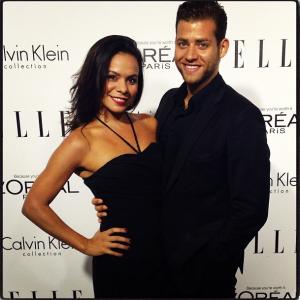 Daniel Robaire with Krista Hazelwood at Elle's Women in Hollywood awards. (2013)