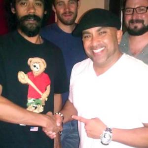 Eric Martinez w/Damian Marley, Nolan Rudi and Corey Weintraub in Miami.