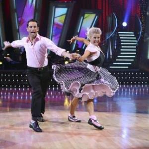 Still of Helio Castroneves and Julianne Hough in Dancing with the Stars 2005