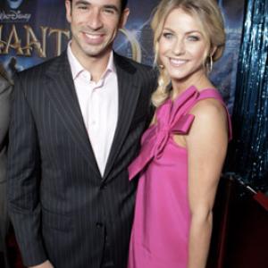 Helio Castroneves and Julianne Hough at event of Enchanted 2007