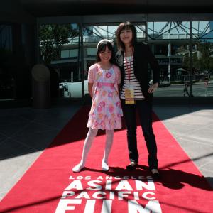 With HsinI Tseng Director of Dear Fatty at LA Asian Pacific Film Festival