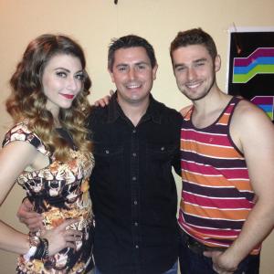 With NIck & Amy of Karmin. Ryan works with various national acts and management on projects, tour sponsors, and endorsements.