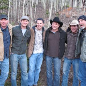 Ryan Johnston was an Executive Producer on the Sons of the Fallen, a LIVE Fathom Event seen in AMC and Regal theaters across the country. PIctured with Ryan Merriman, Joey and John Truscelli, Clint Black, and Bill Goldberg.