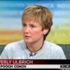Beverly Ulbrich The Pooch Coach on the TV News talking about aggression in dogs