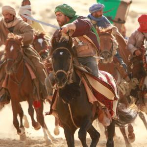 Prince Auda Tahar Rahim leads the tribes in battle