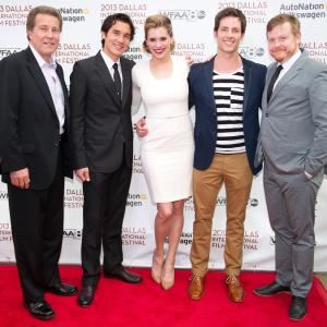 Keith Buterbaugh, Scotty Crowe, Susie Abromeit, Philipp Karner, and Kristjan Thor on the Red Carpet at the 2013 Dallas International Film Festival.