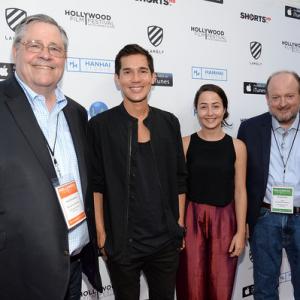 Rod Beaudoin Scotty Crowe Nerea Duhart and Brad Parks attend the opening night of the Hollywood Film Festival at ArcLight Hollywood