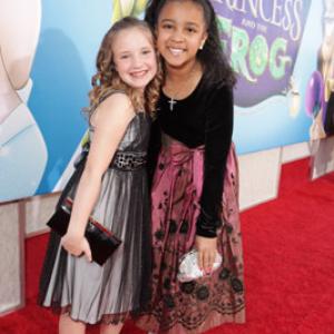 Breanna Brooks and Elizabeth Dampier at event of The Princess and the Frog 2009