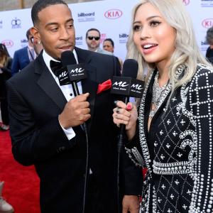 Amy Pham interviewing Ludacris at the Billboard Music Awards May 2015