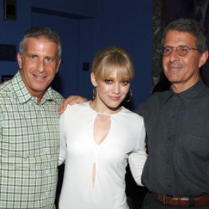 Ron Meyer, Hilary Duff and Marc Platt at event of The Perfect Man (2005)