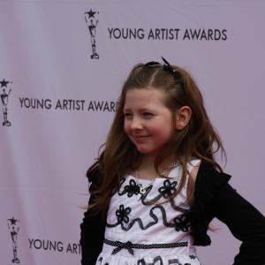 Chelsey Valentine at the March 2009 Young Artist Awards Nominee for Best Performance in a Short Film