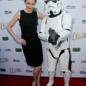 Actress Charlotte Milchard attends the Premiere of Morgan Spurlocks ComicCon Episode IV A Fans Hope at the ArcLight Cinemas in Hollywood  Arrivals